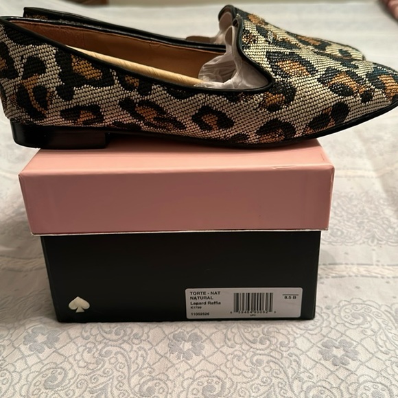 Kate Spade Shoes Womens Size 8.5 Flats Leopard Slip On - Picture 5 of 11